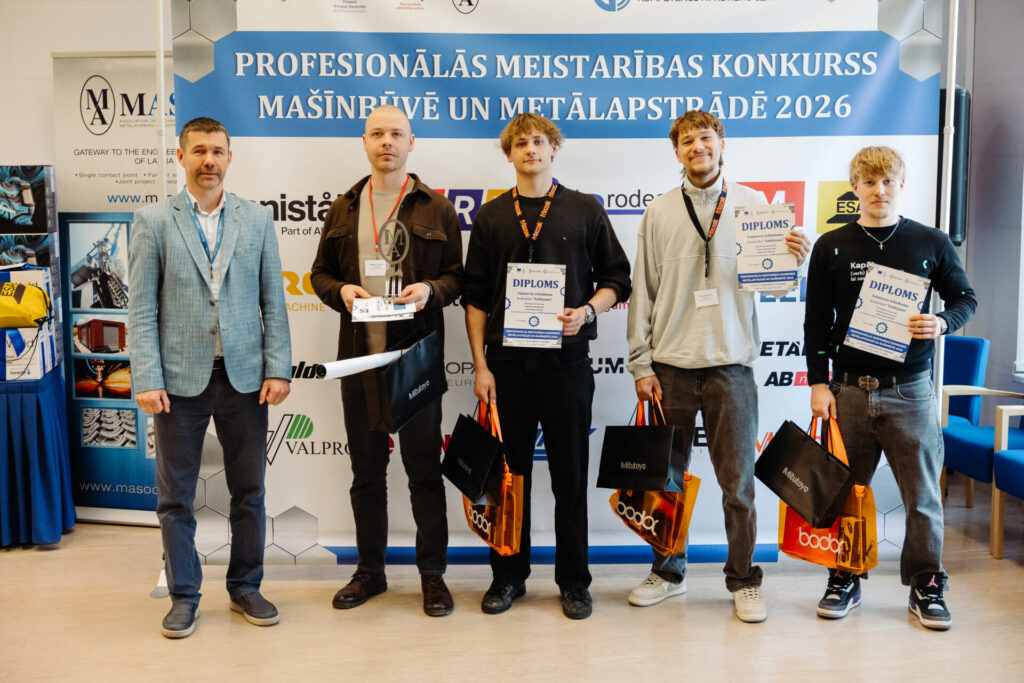 3. vieta meistarības konkursā metālapstrādē un mašīnbūvē