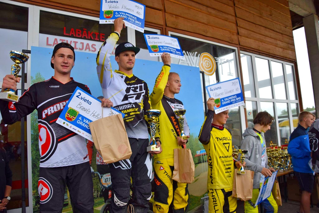 4. Valmieras Grand Prix BMX izcīna Veide, Latvijas meistara titulu — Helvijs Babris