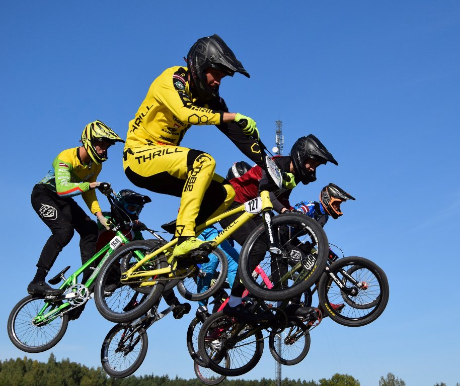 6. Valmieras Grand Prix BMX triumfē Edžus Treimanis