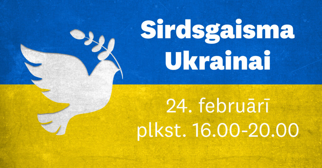 Aicinām uz atbalsta norisi Ukrainai