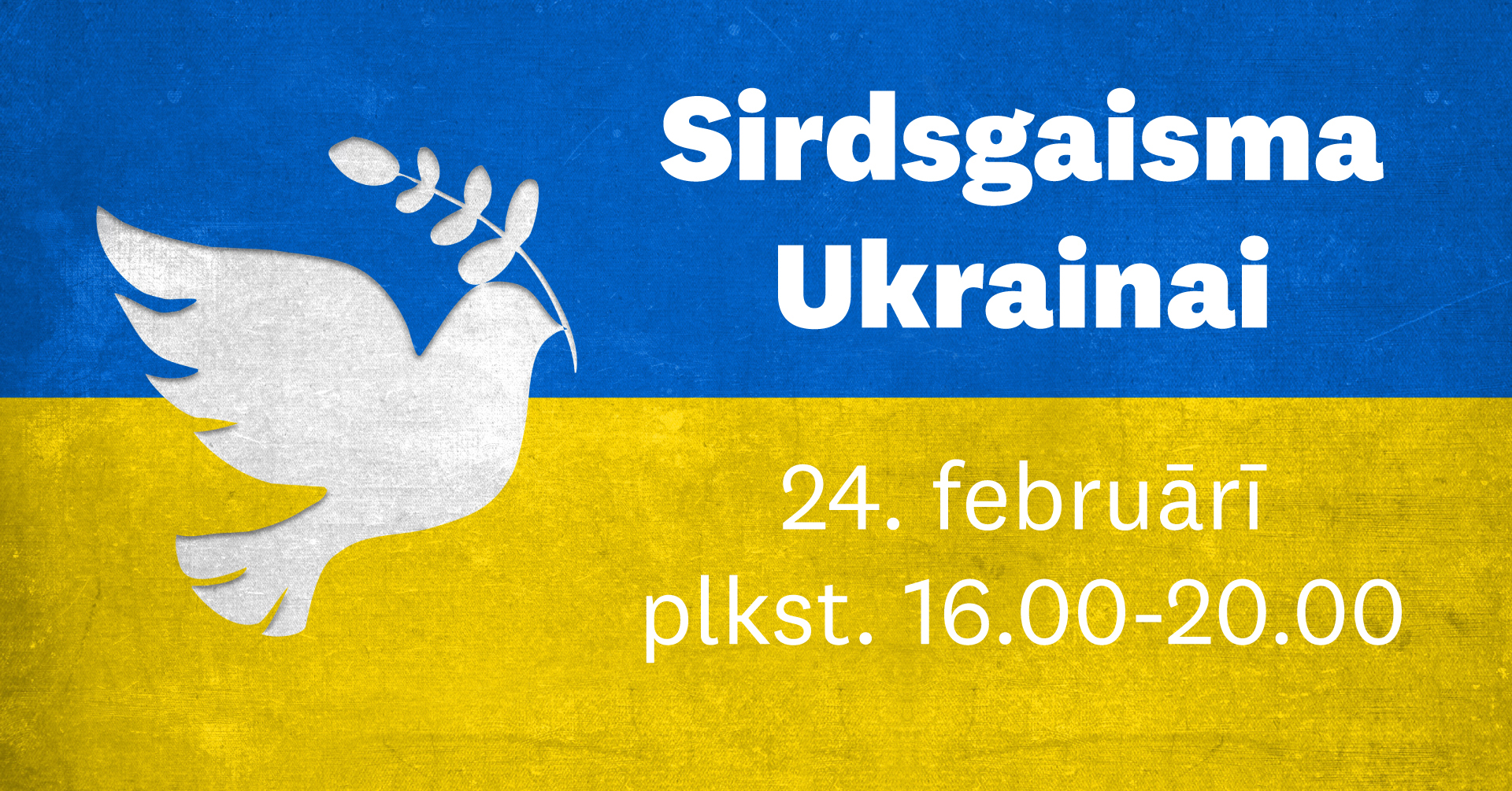 Aicinām uz atbalsta norisi Ukrainai