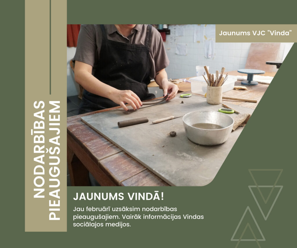 Ar februāri «Vindā»  sāksies pieaugušo nodarbības