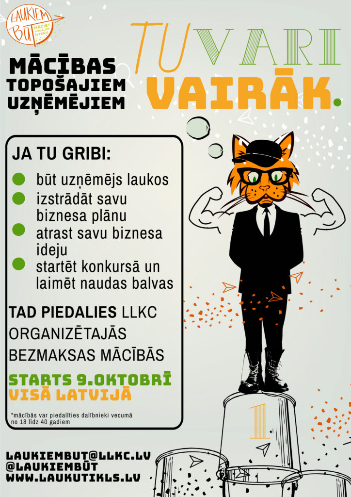 Ar mērķi un pārliecību: laukiem būt!