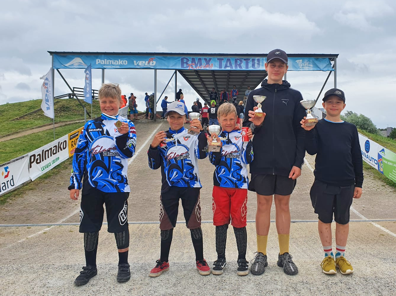 BMX kluba “Tālava” sportisti sezonu sāk Igaunijā