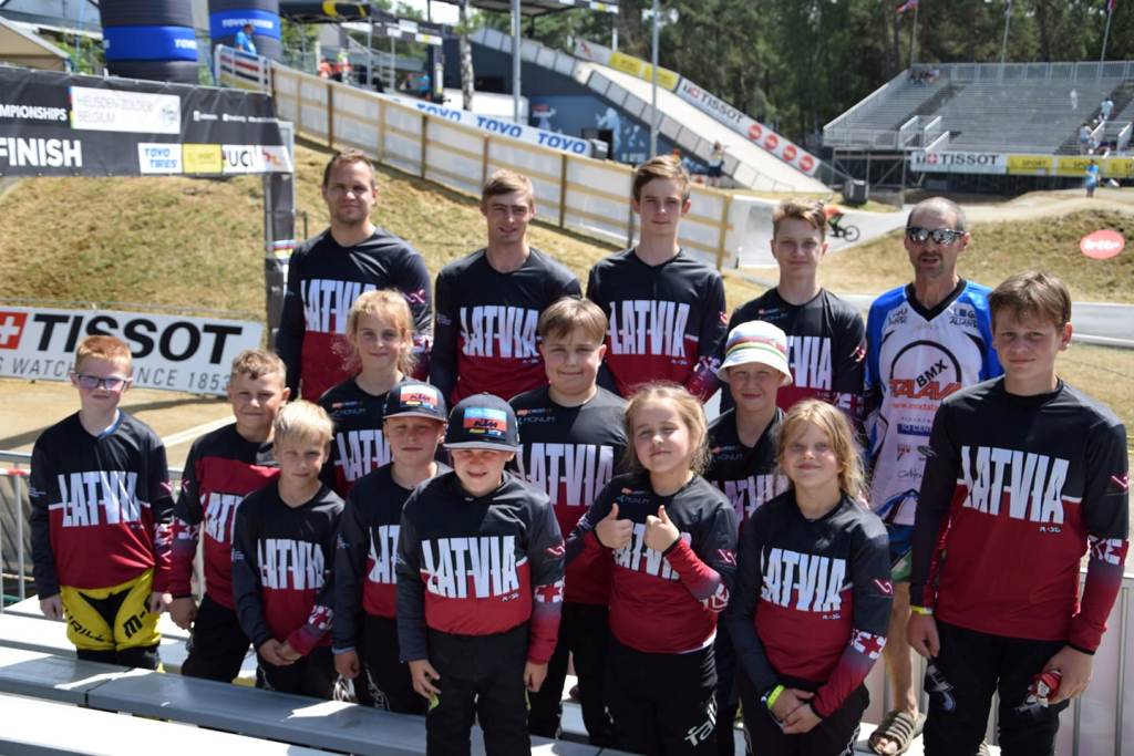 BMX klubs Tālava pasaules čempionātā Beļģijā