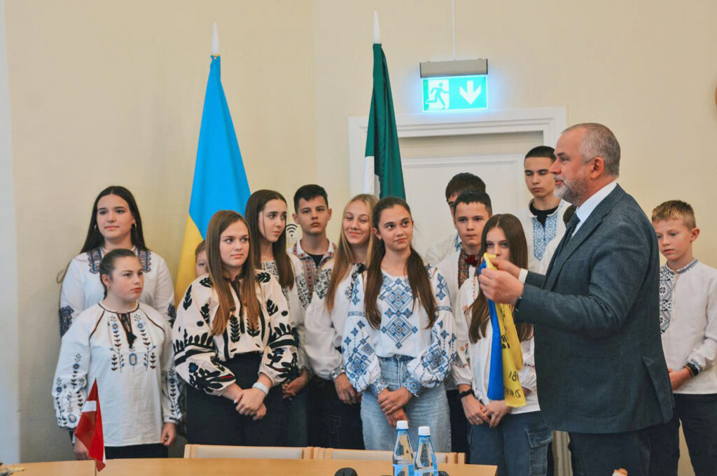 Bērni no Ukrainas apciemoja Valmieru