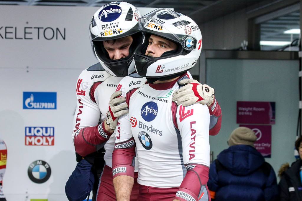 Bobslejisti sezonai punktu pieliek Dienvidkorejā