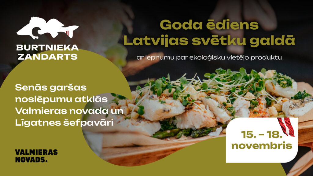 Burtnieka zandarts – goda ēdiens Latvijas svētku galdā!