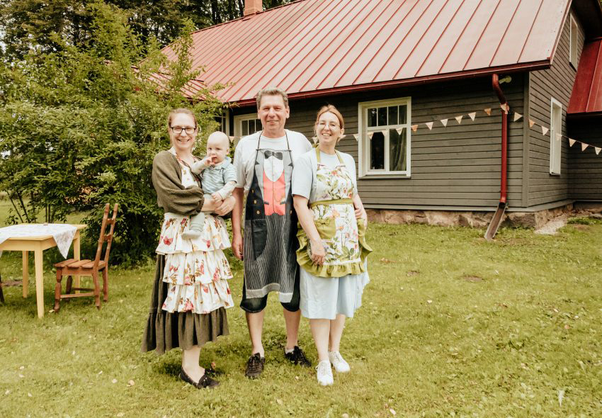 Būs gardas maltītes pagalmā