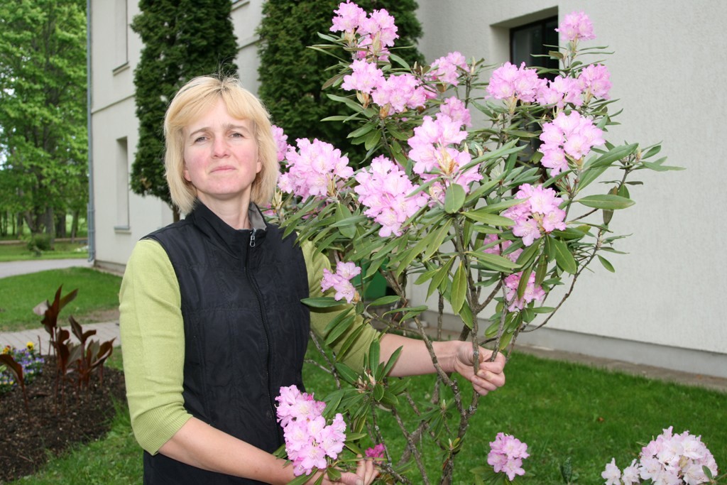 Dārzā, kas dod arī lielisku prieka ražu