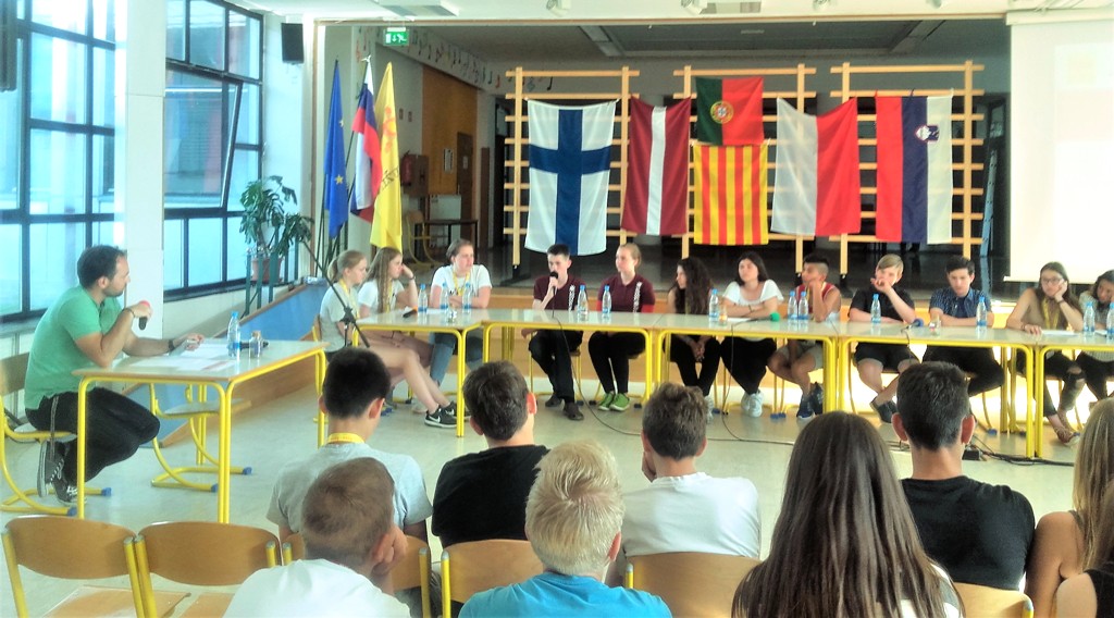 Dikļi – Ļubļana: sešu valstu skolēnu diskusijas