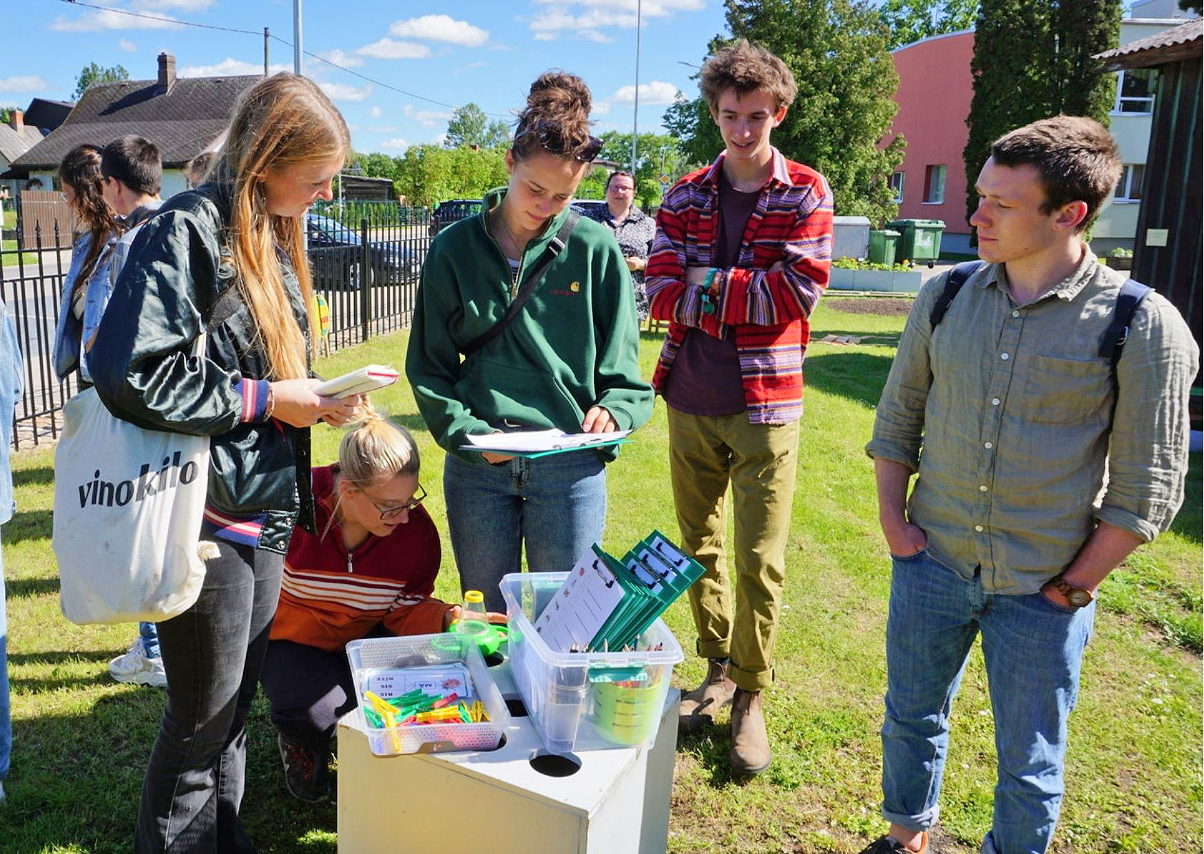Dzīvo laboratoriju organizēšanai studenti no Vācijas iepazīst Valmieru