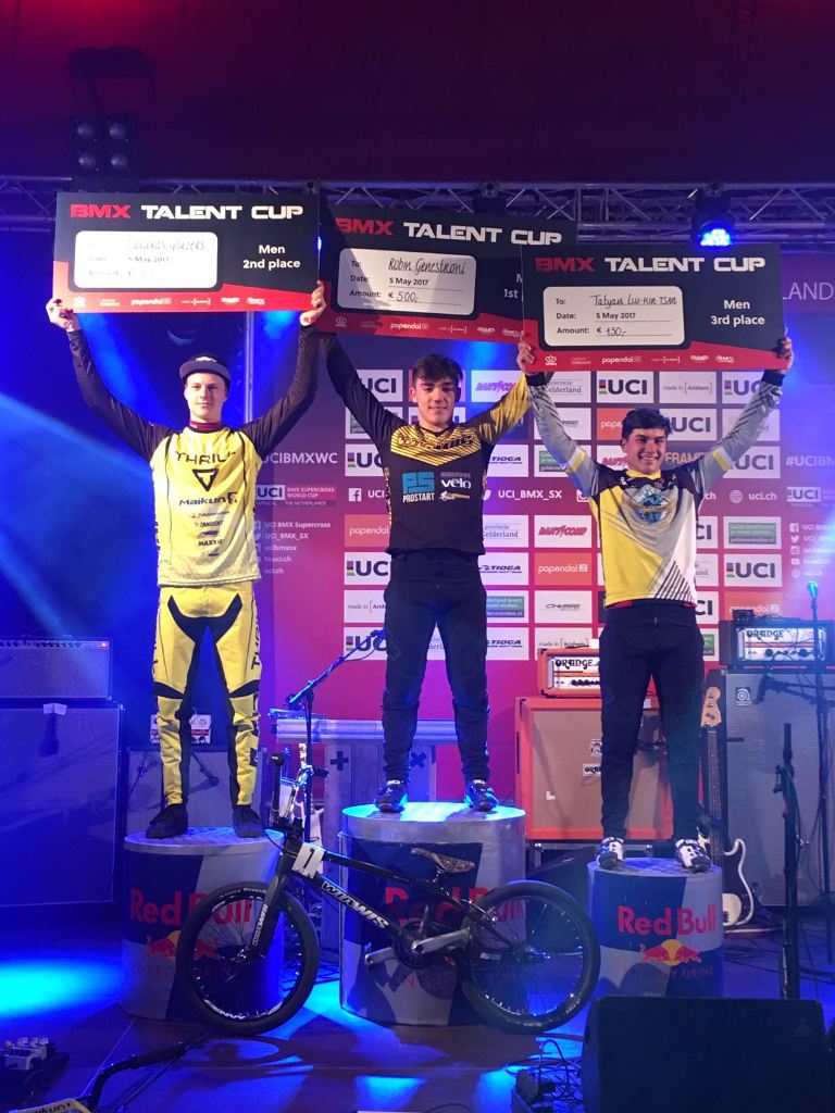 Edvards Glāzers — otrais Talent Cup Papendālē