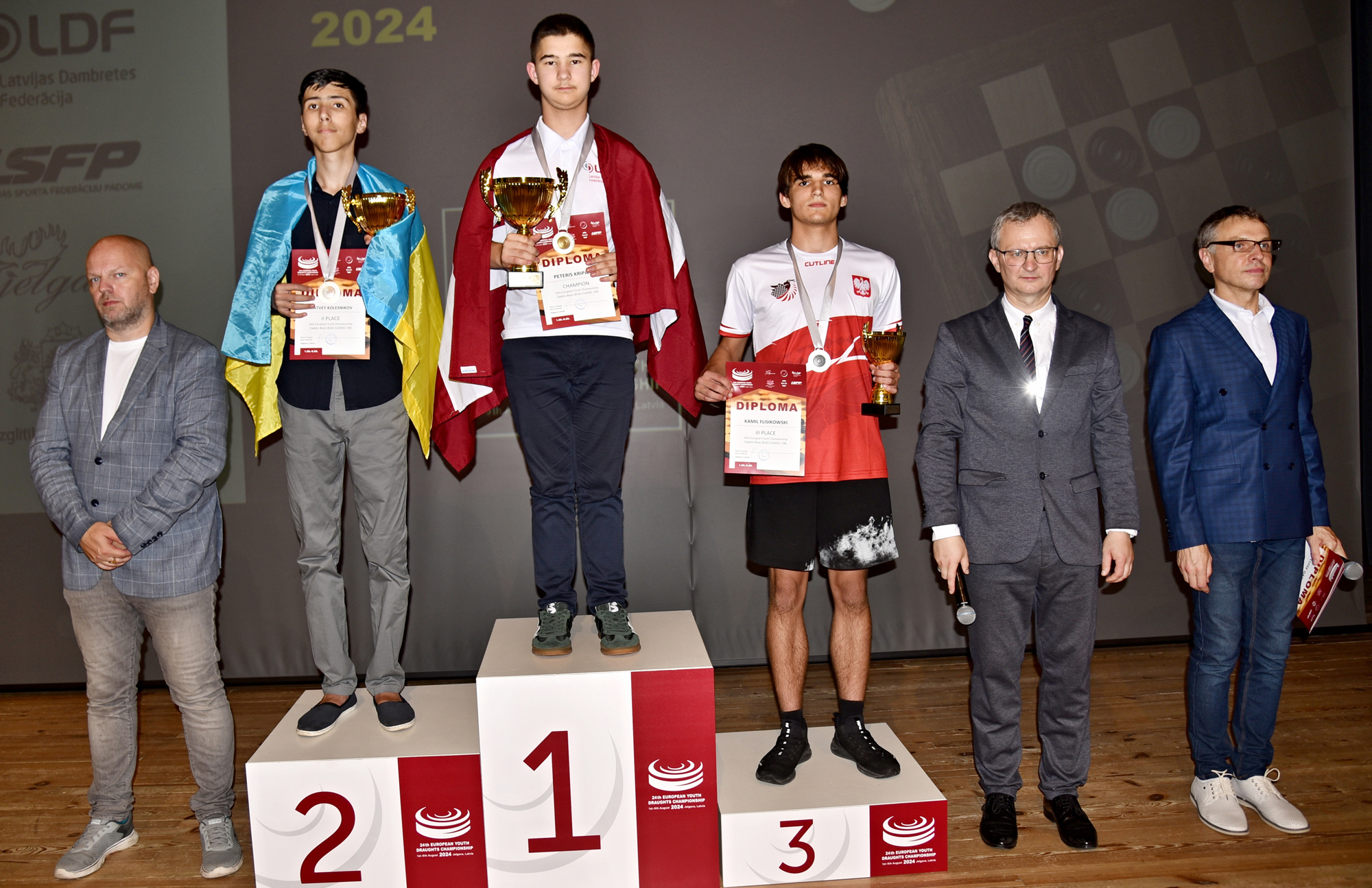 Eiropas čempionātā dambretē