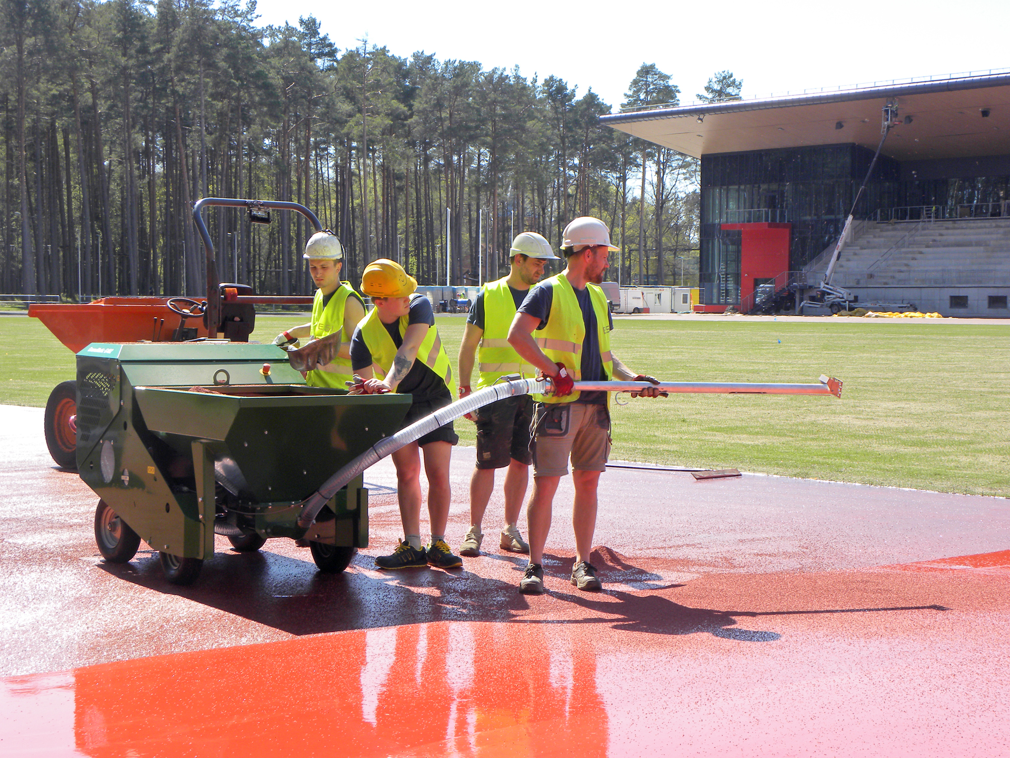 Finišē Jāņa Daliņa stadiona rekonstrukcija