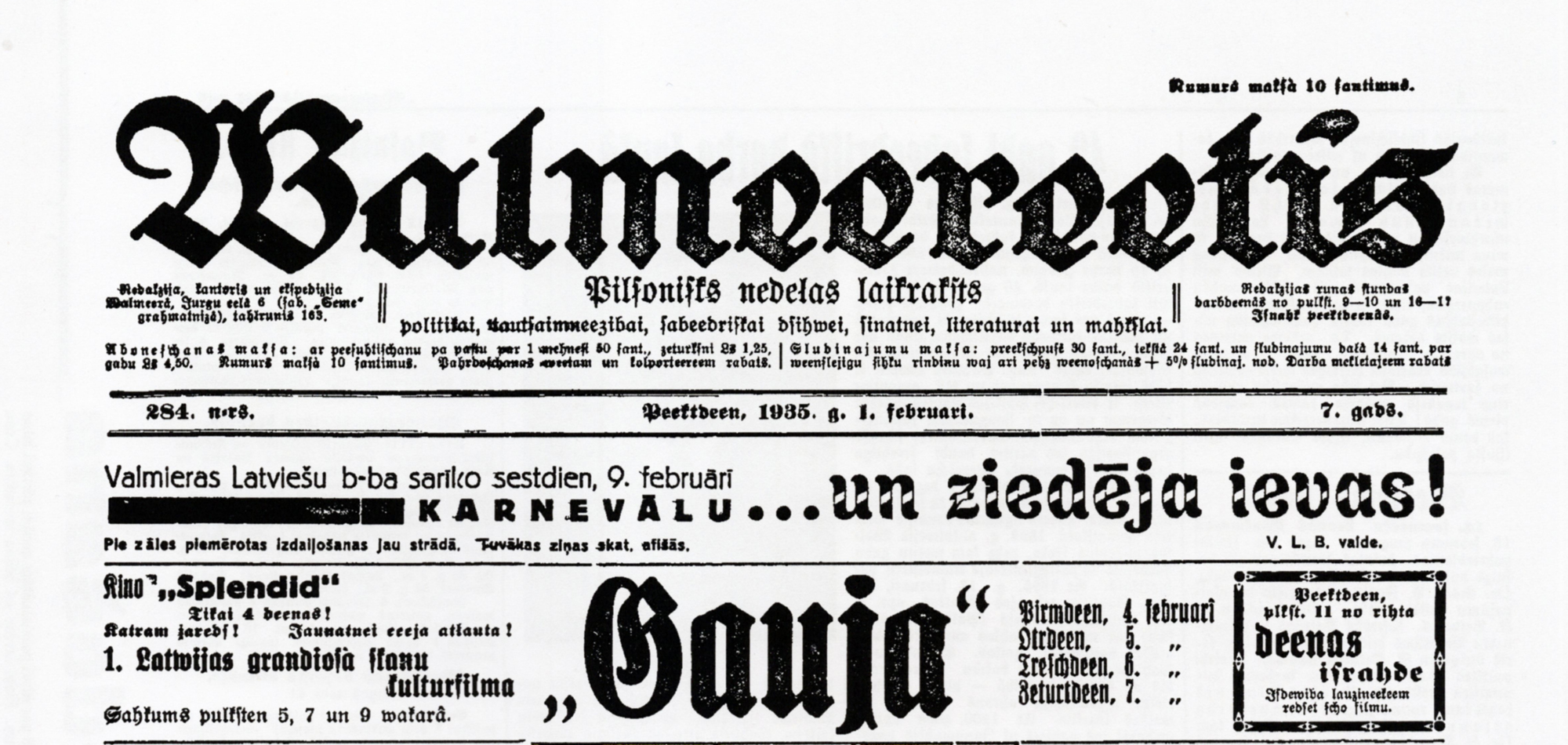 Gaujas krāces un klintis skaņu filmā