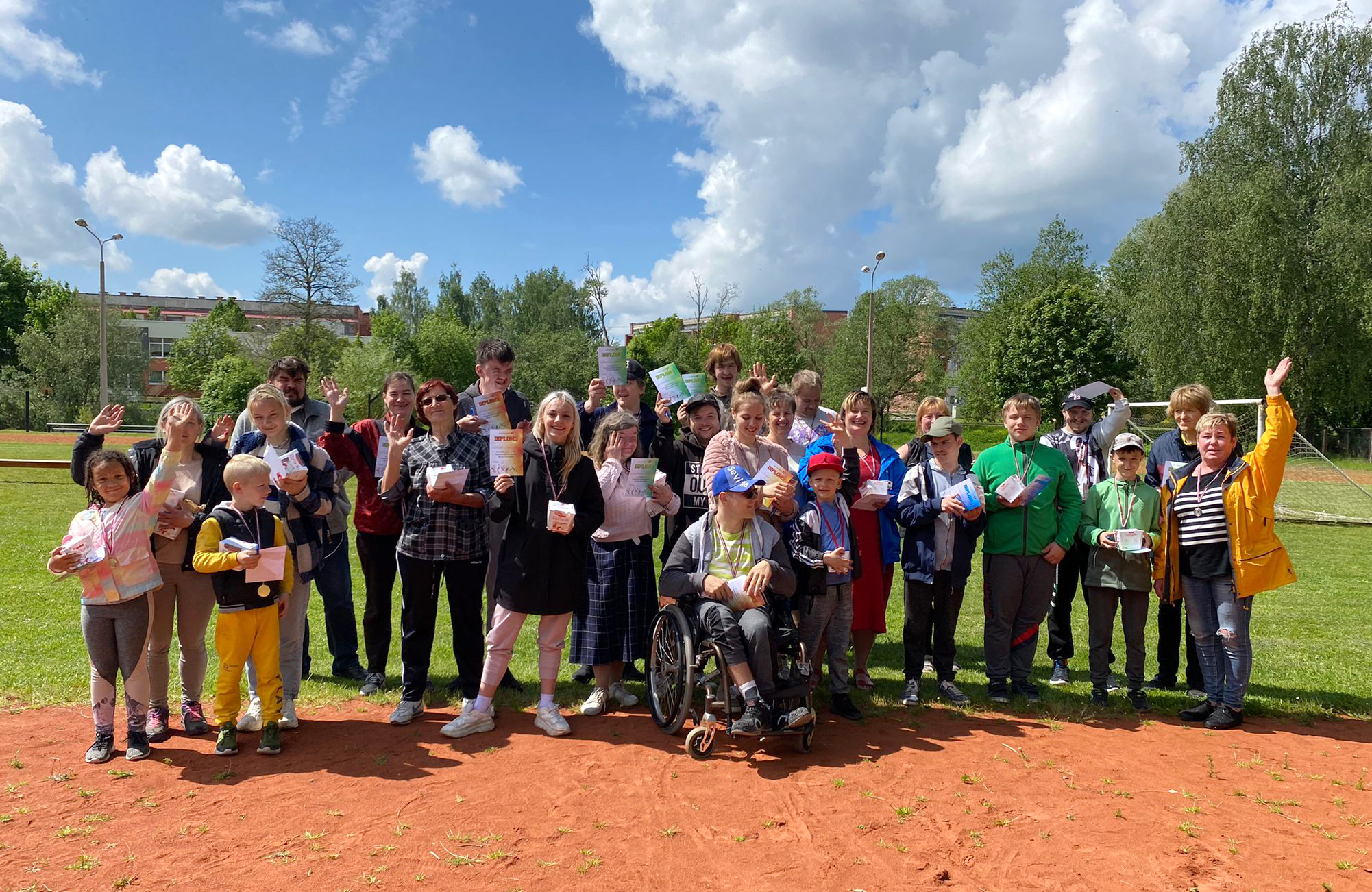 Ģimeņu "Boccia" sporta spēles