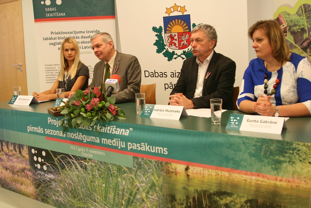 Ieskats dabas skaitīšanas pirmajā gadā