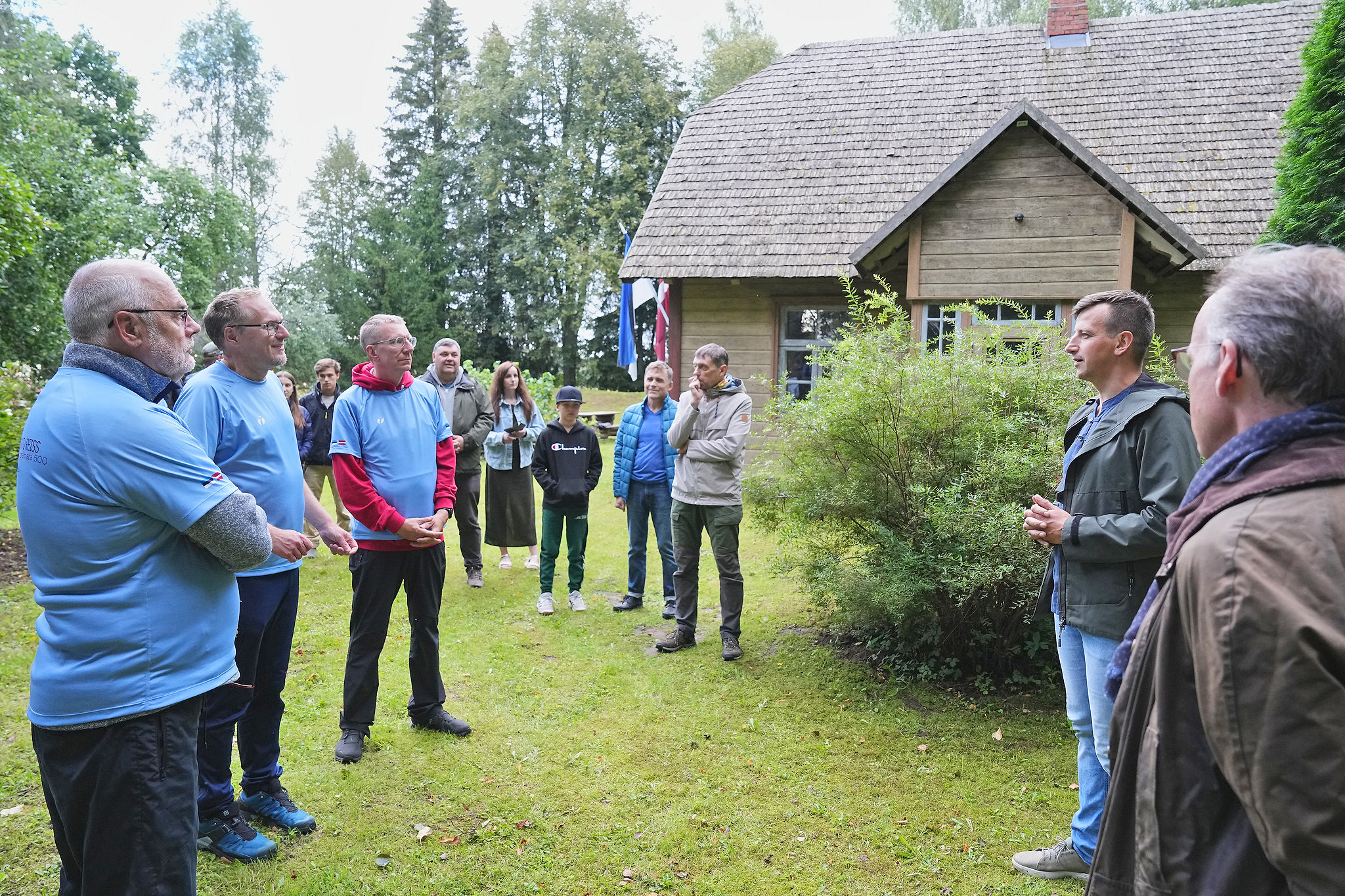 Ipiķi, Ramata, Meizakila. Latvijas un Igaunijas prezidentu kopīgais velobrauciens