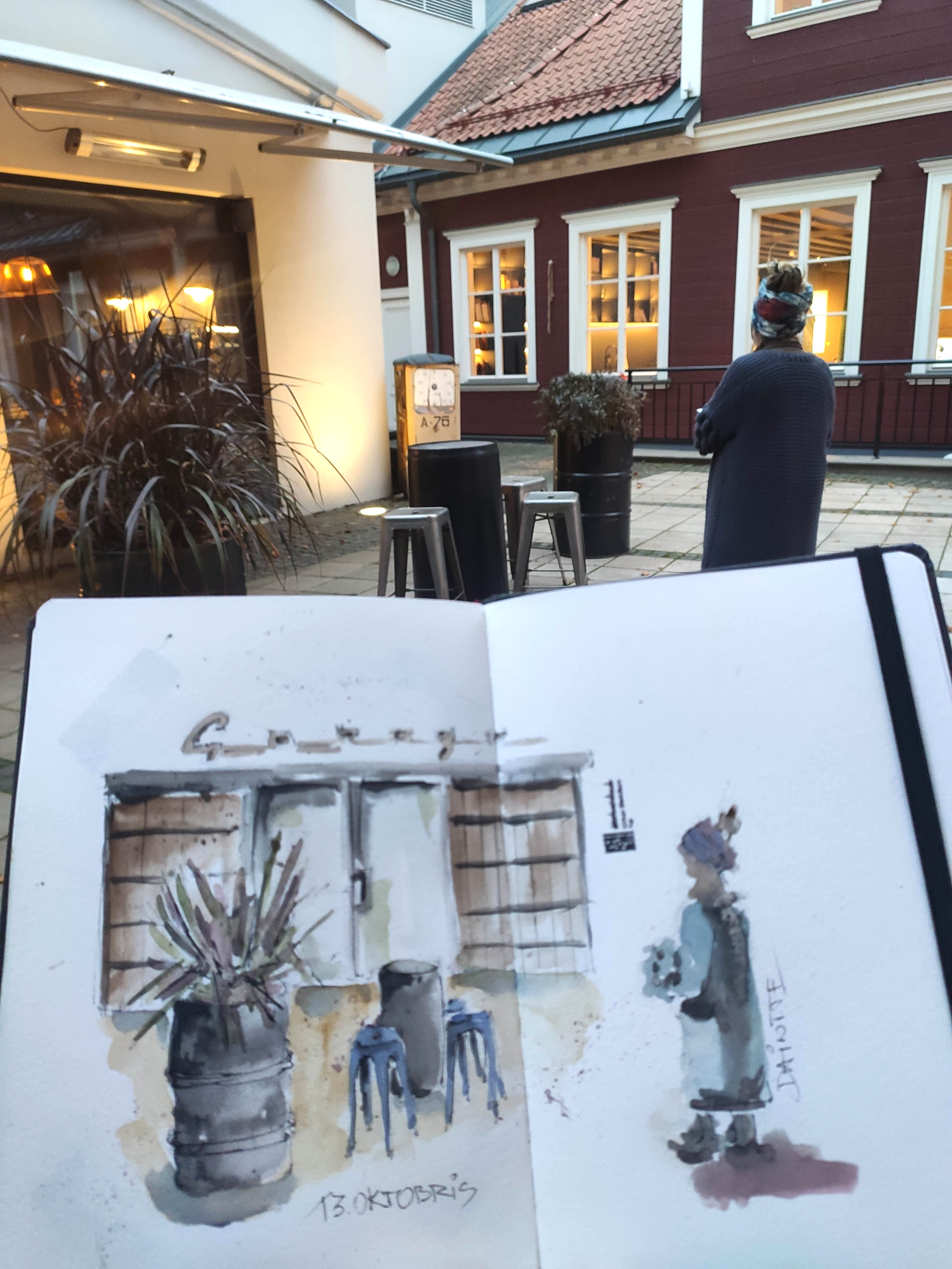Izstāde «Zīmē viegli» un «skičpastaiga»