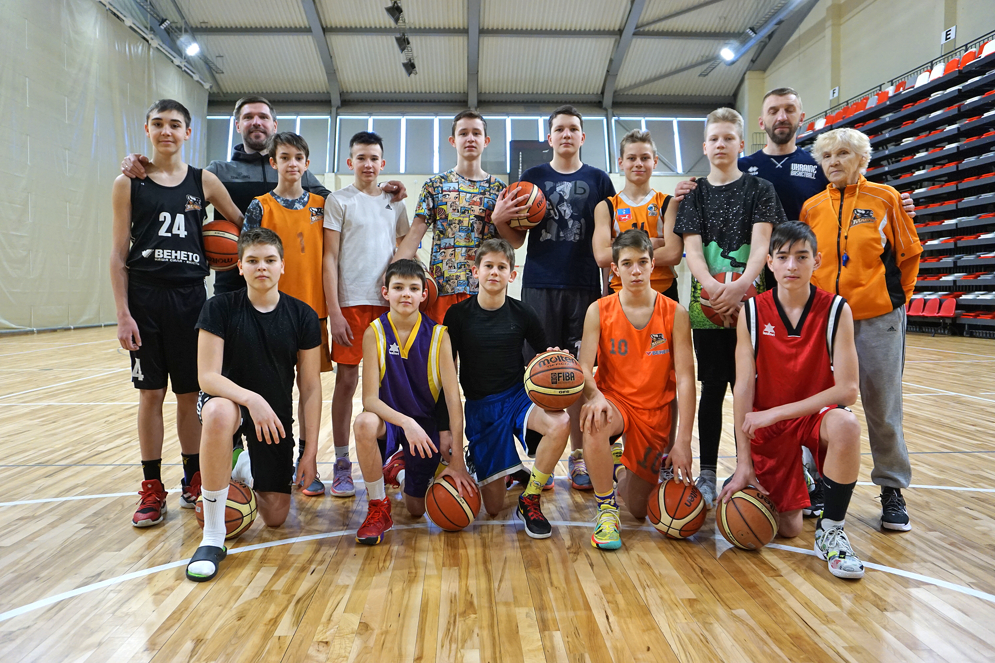 Jaunie Ukrainas basketbolisti Valmierā