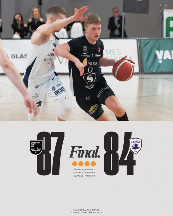 Karlsona supertrīnis ieved LBL pusfinālā
