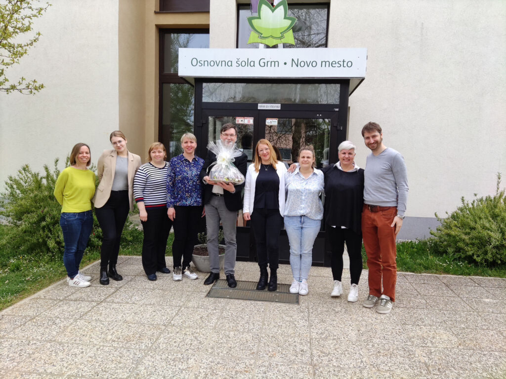 Kocēnu pamatskolas skolotāju komanda «Erasmus+» projektā Slovēnijā