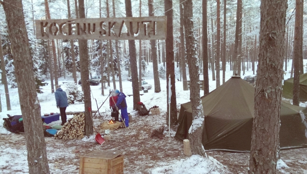 Kocēnu skauti piedalīsies ziemas nometnē «Baltais vilks»