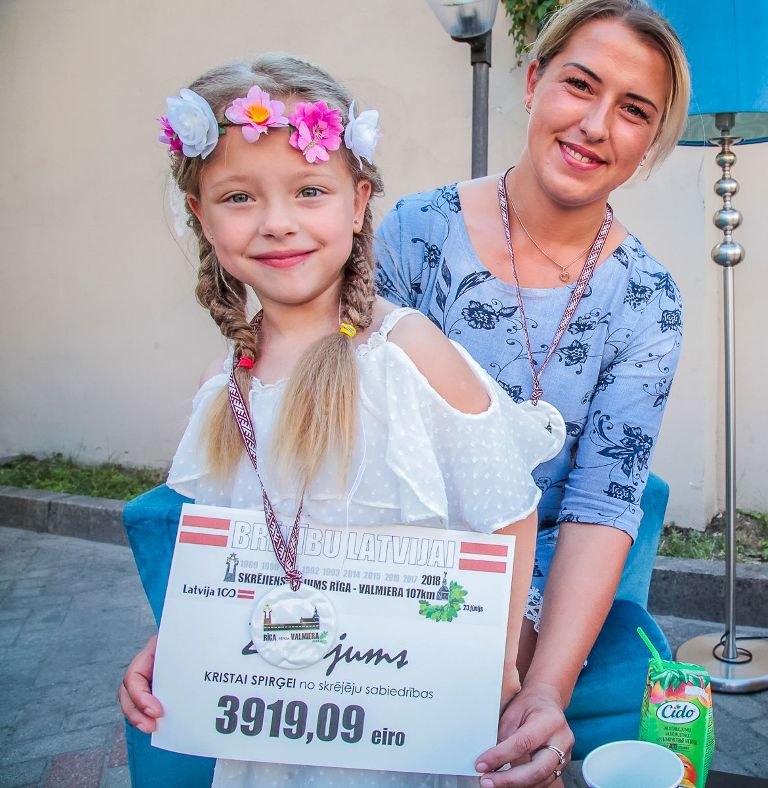 Kristas rehabilitācijai saziedoti 3919 eiro