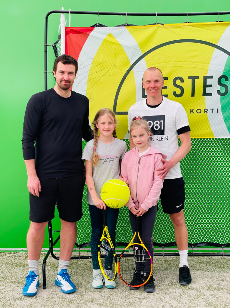 LTS prezidents  Ernests Gulbis tiekas ar Bestes tenisa kortu spēlētājiem «Iedvesmas pēcpusdienā»