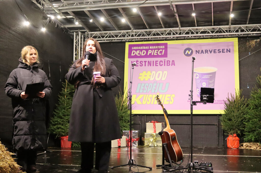 Labdarības maratona  «Dod pieci!» vēstniecība Valmierā