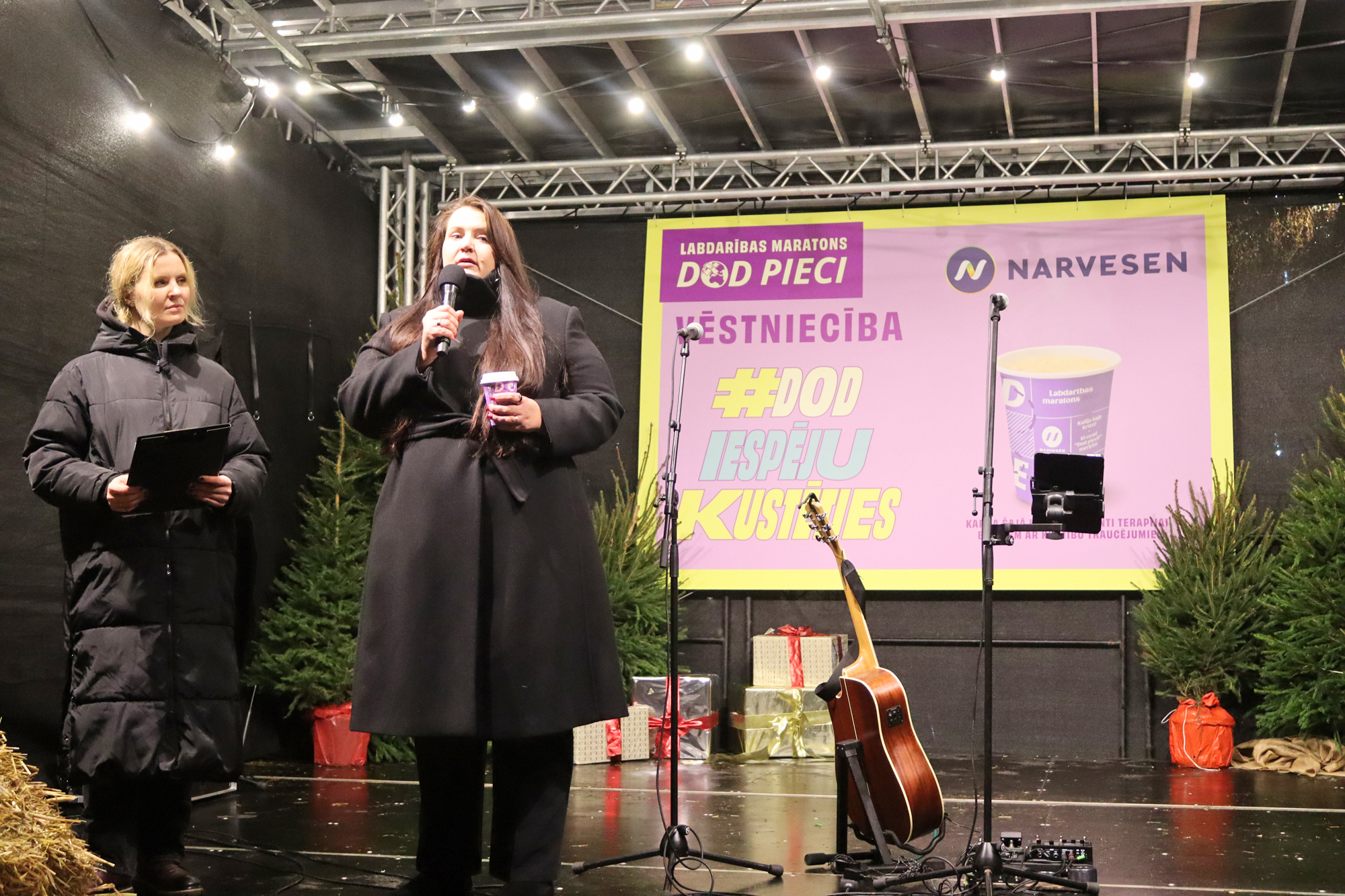 Labdarības maratona  «Dod pieci!» vēstniecība Valmierā