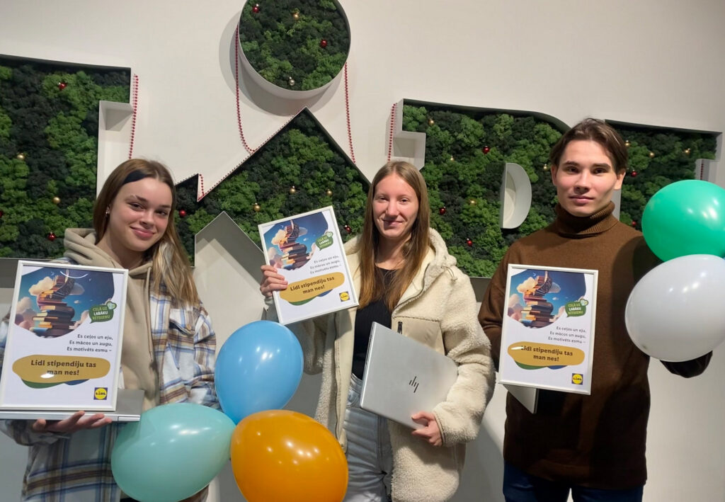 «Lidl» stipendijās piešķir 9000 eiro  Valmieras SOS bērnu ciemata jauniešiem