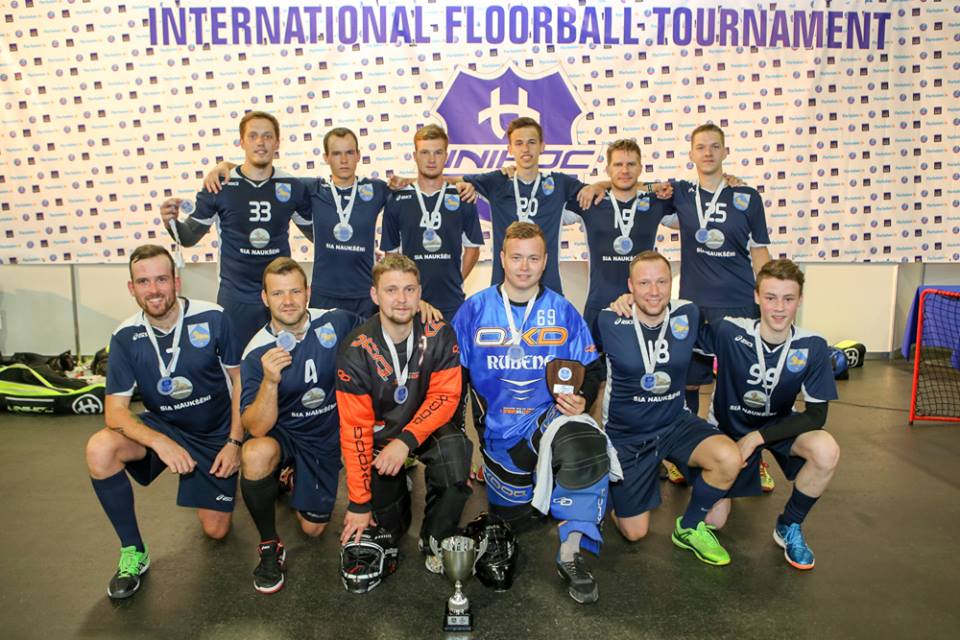 Mūsu florbolistiem sudrabs Unihoc Rīgas kausā