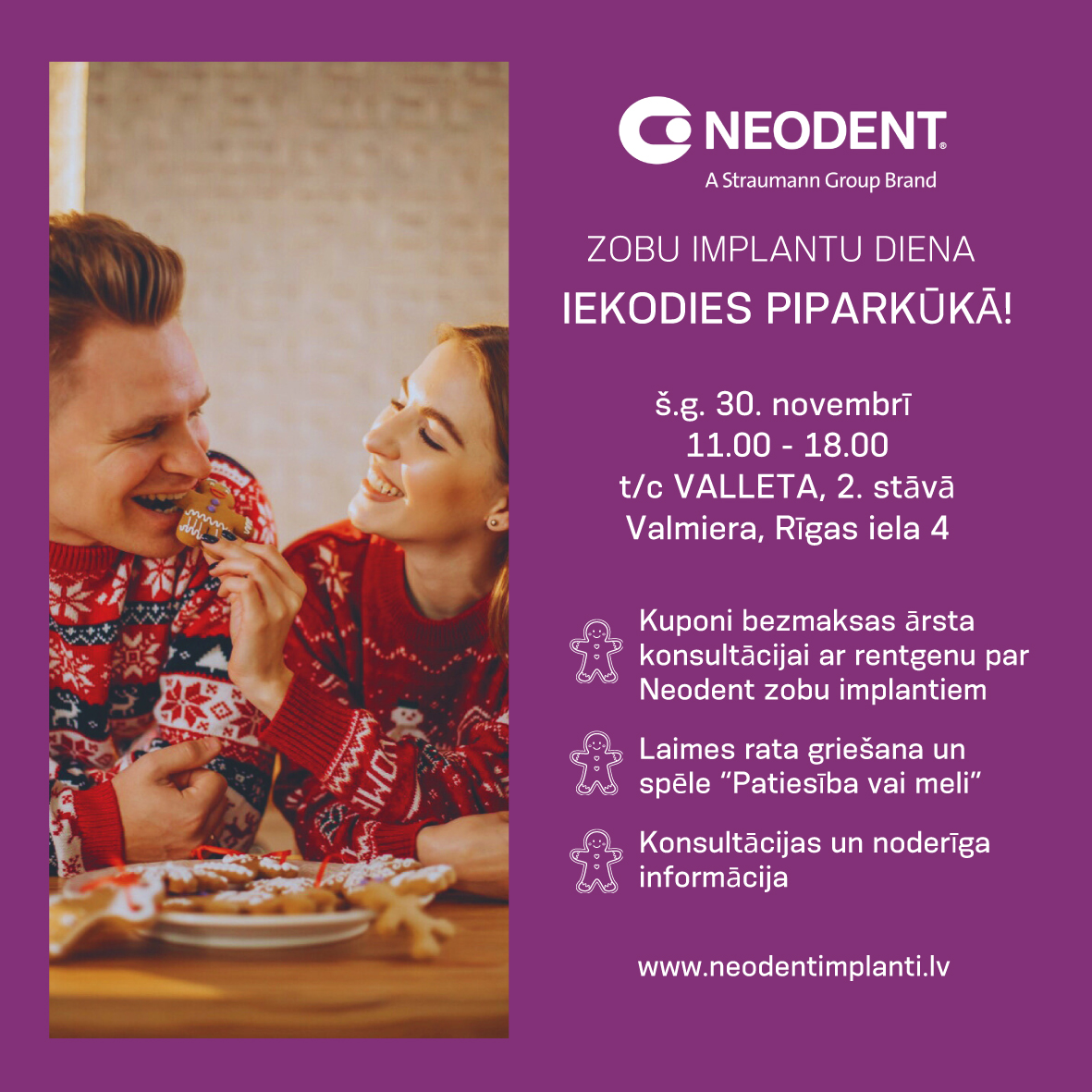 Neodent zobu implantu diena Valmierā IEKODIES PIPARKŪKĀ!