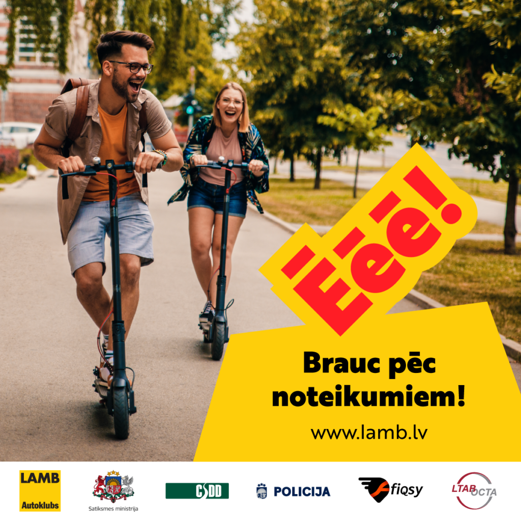 Par elektroskrejriteņiem ceļu satiksmē