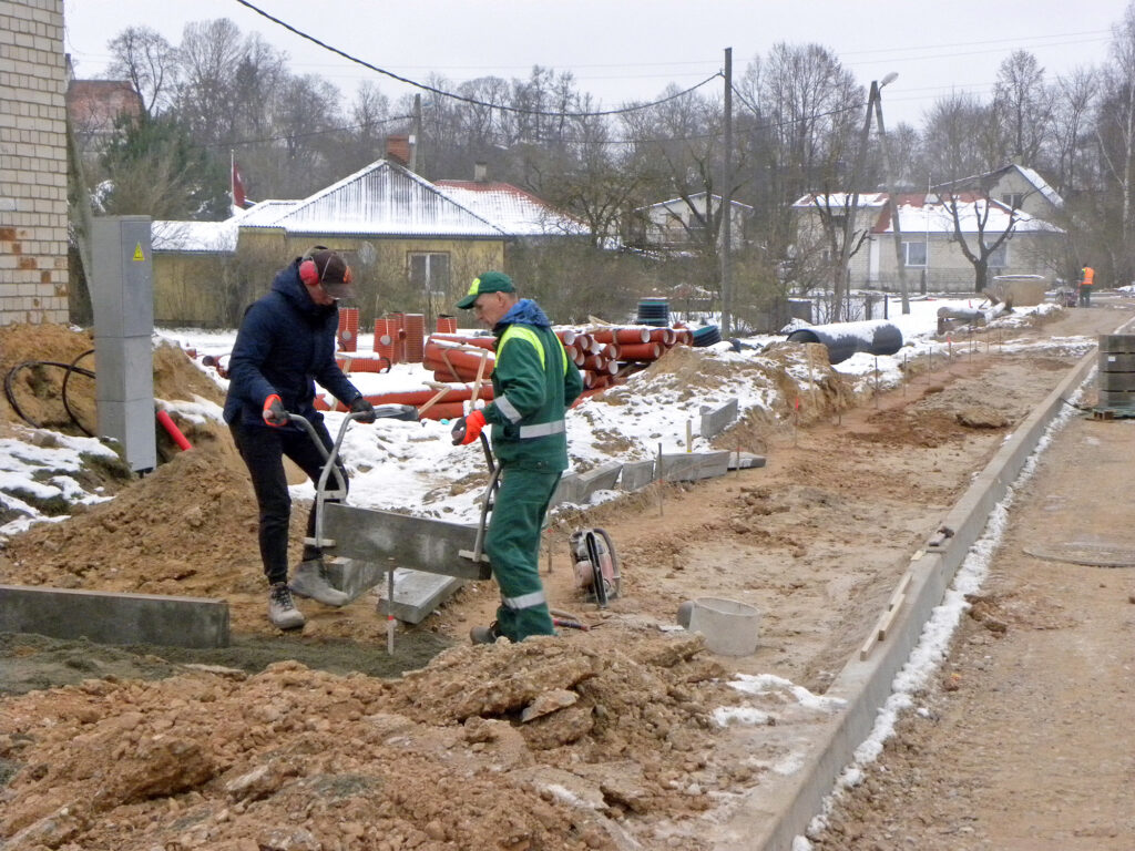 Pārgaujas objektā darbi turpinās