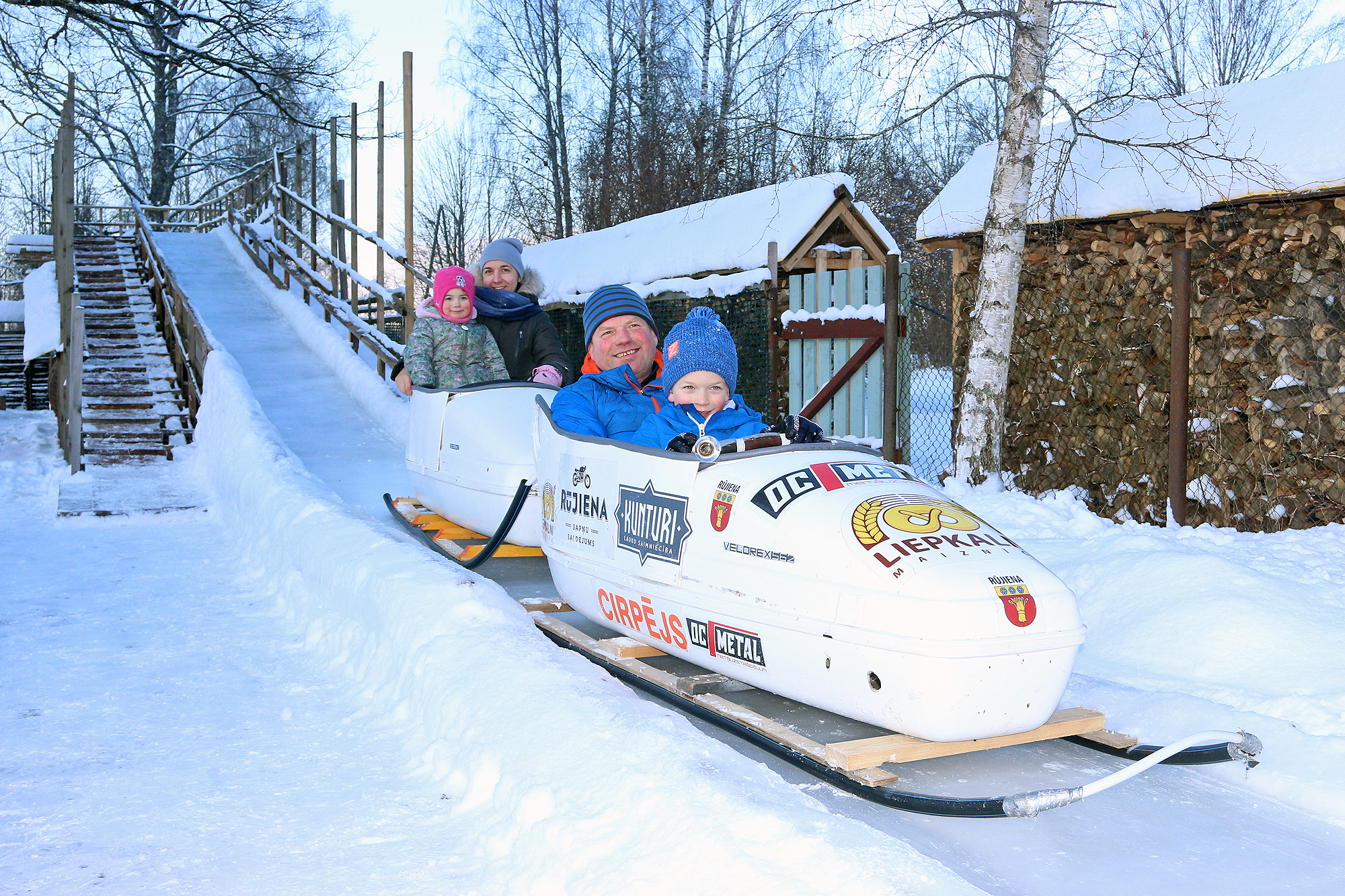 Pašiem sava sporta zāle un bobsleja trase