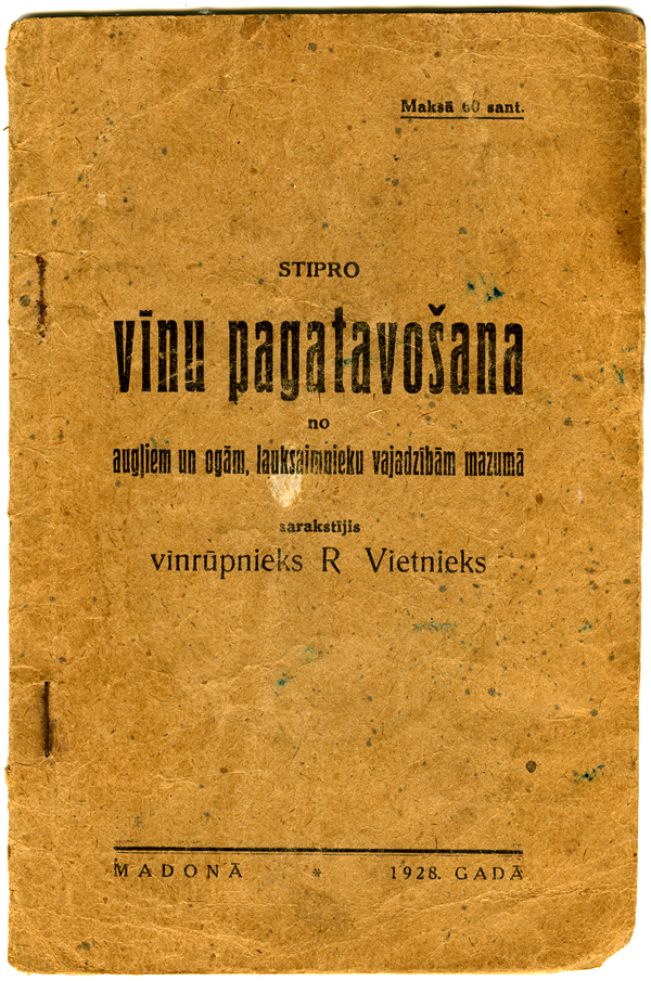 Pirmskara stiprie vīni