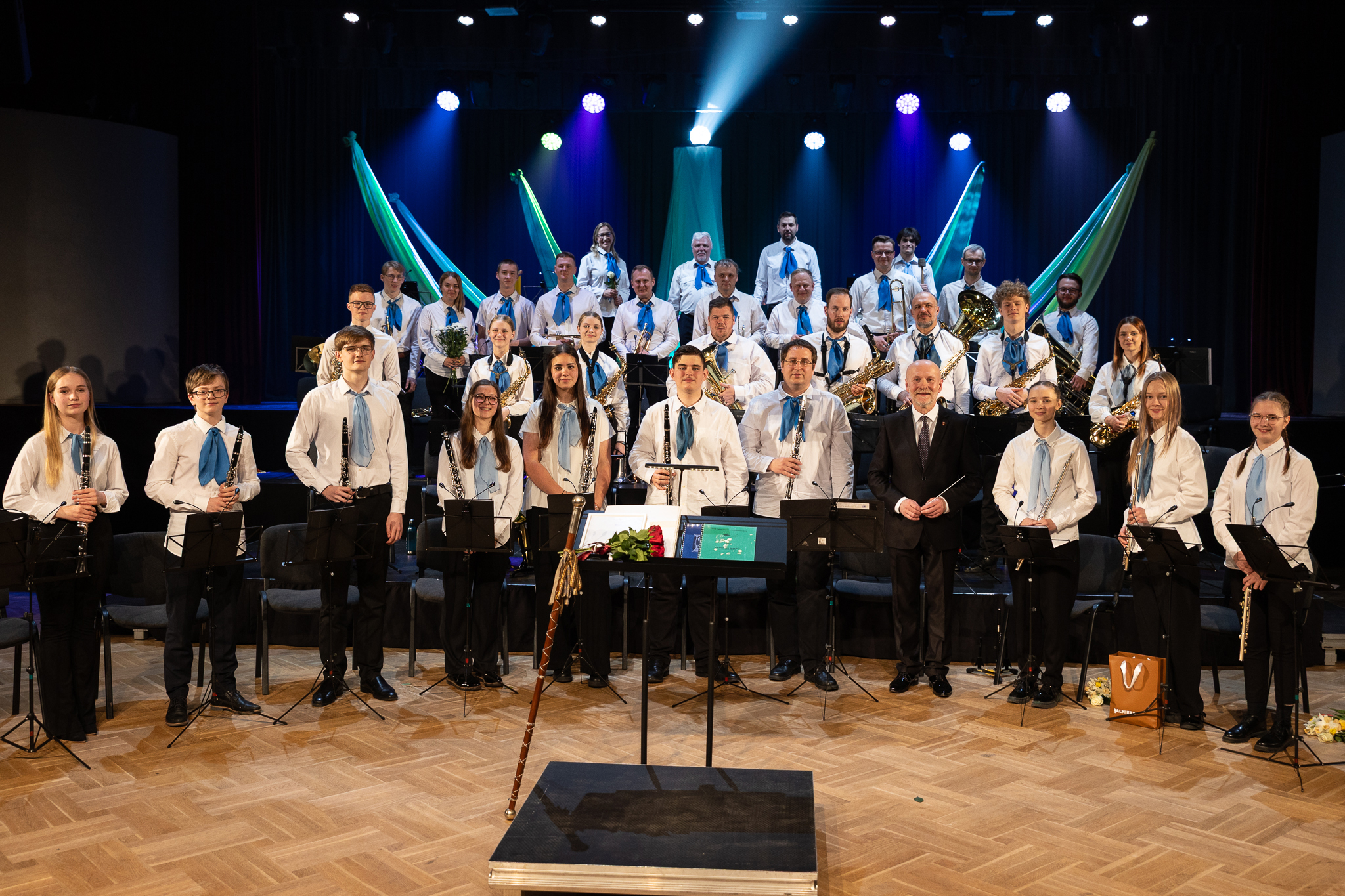 Pūtēju orķestris «Signāls» 60. jubileju nosvin melodiju kruīzā