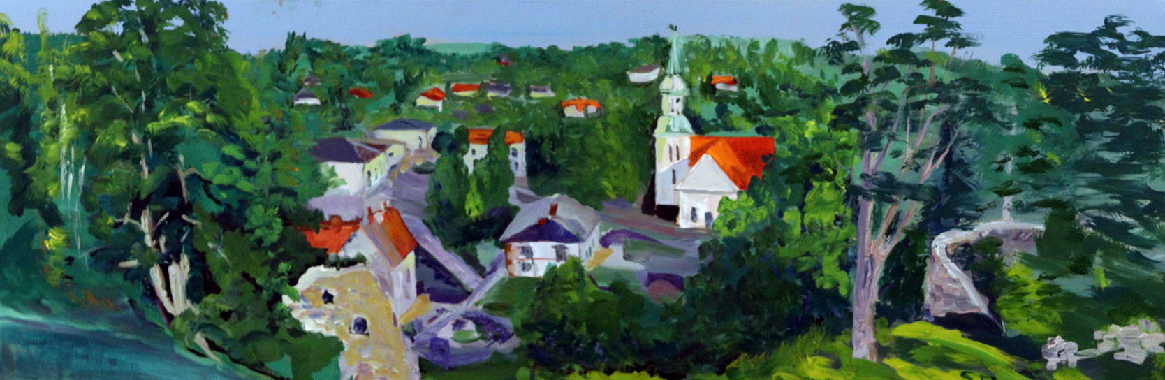 Rauna, kur rada, raksta, zīmē un glezno