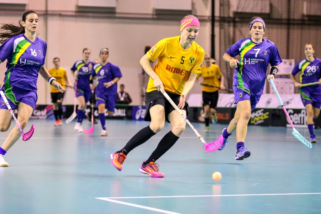 Rubene un Valmiera cīnās par EuroFloorball kausu