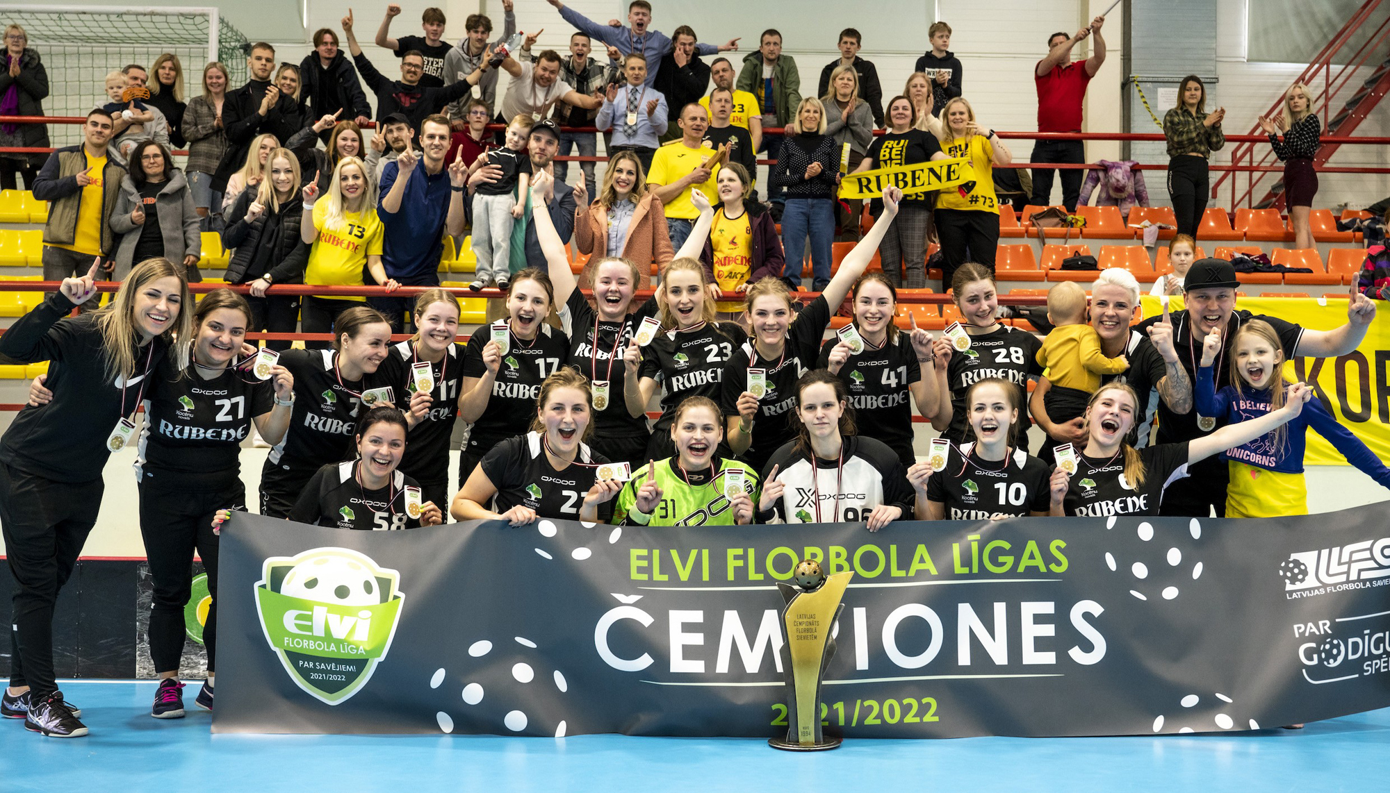 “Rubenes meitenes” – 14. reizi čempiones!