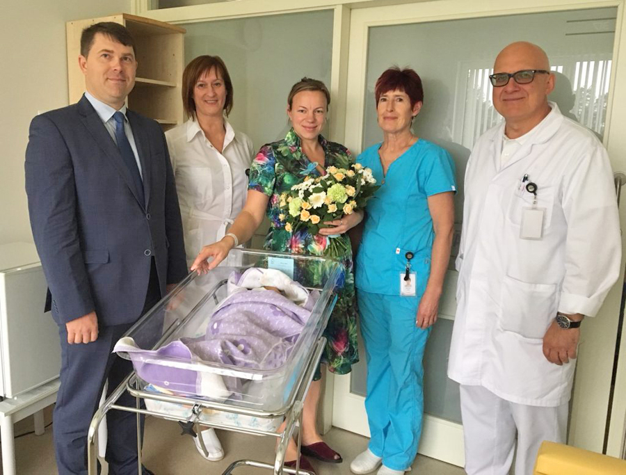 Sagaidīts šī gada 1000. bērns