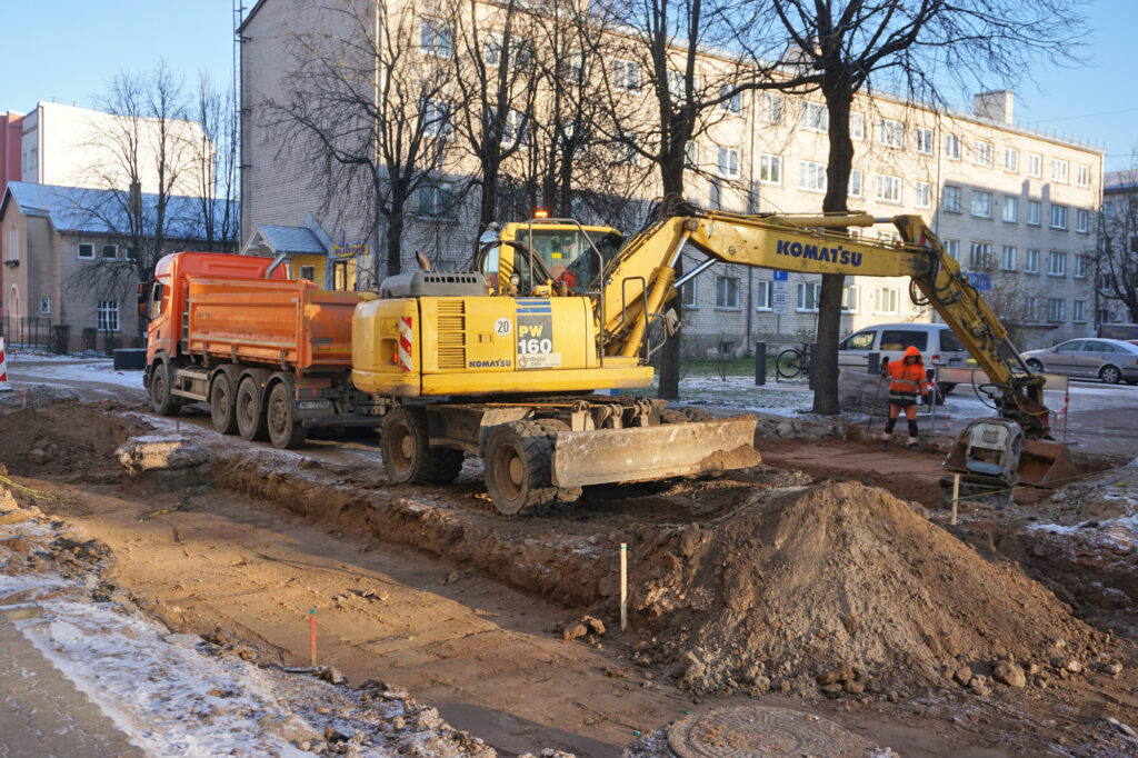 Sākušies darbi Georga Apiņa ielā