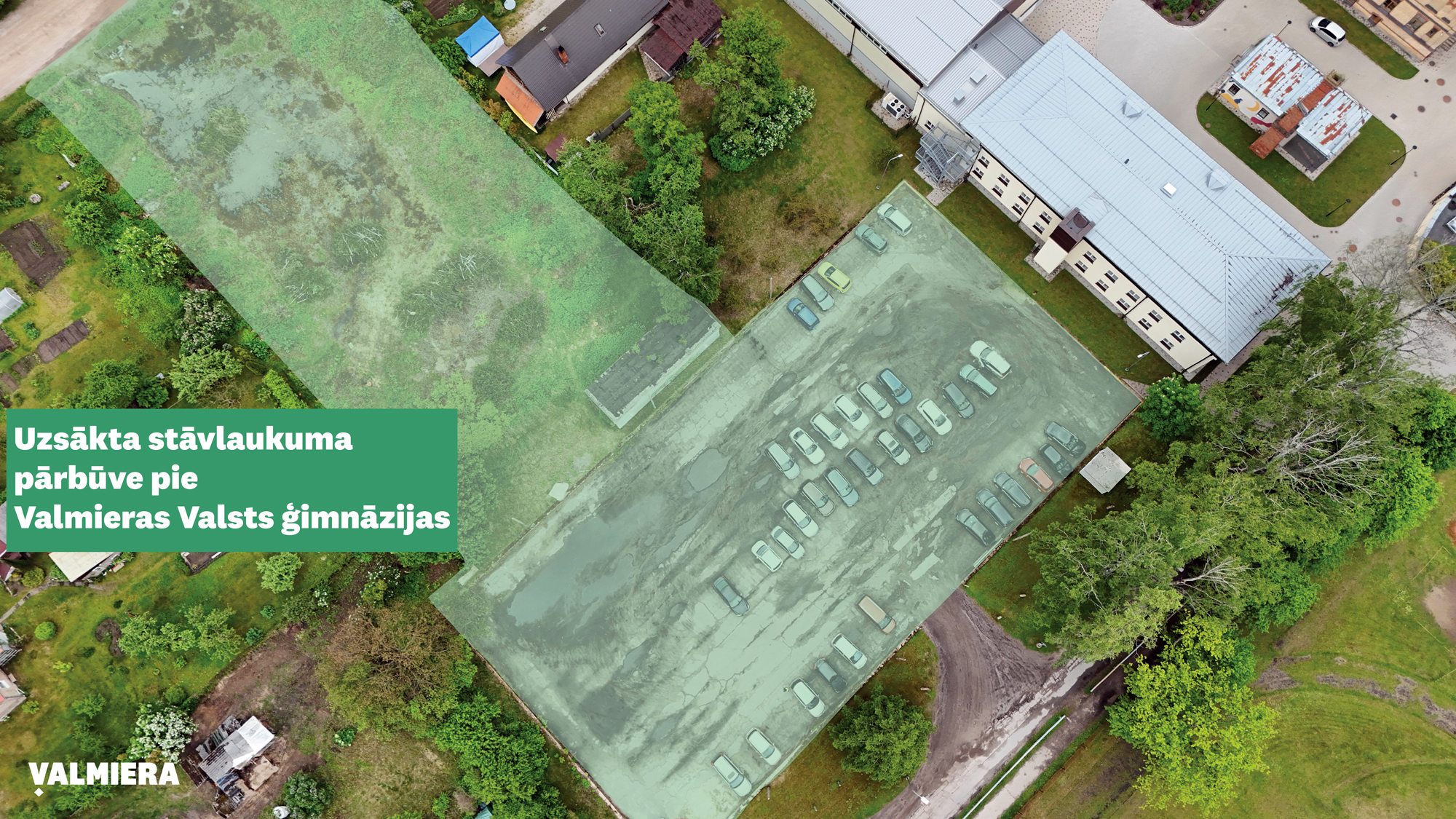 Sākusies stāvlaukuma vērienīga pārbūve
