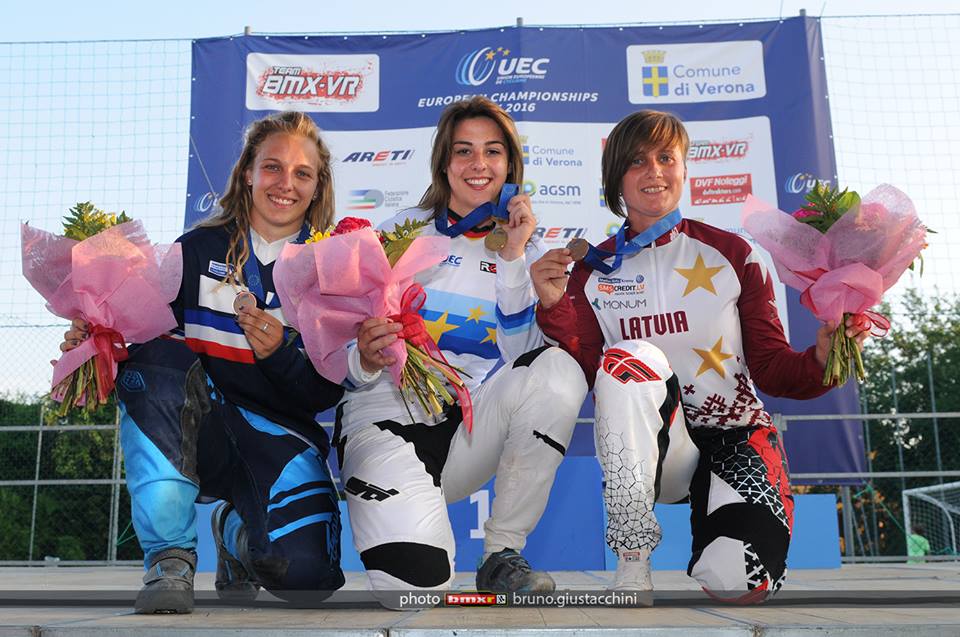 Sandrai Aleksejevai bronzas medaļa Eiropas čempionātā BMX
