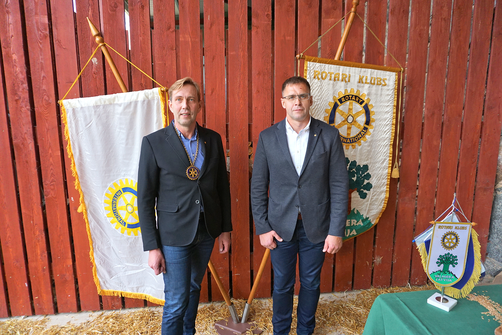 Sardzes maiņa Valmieras Rotari klubā