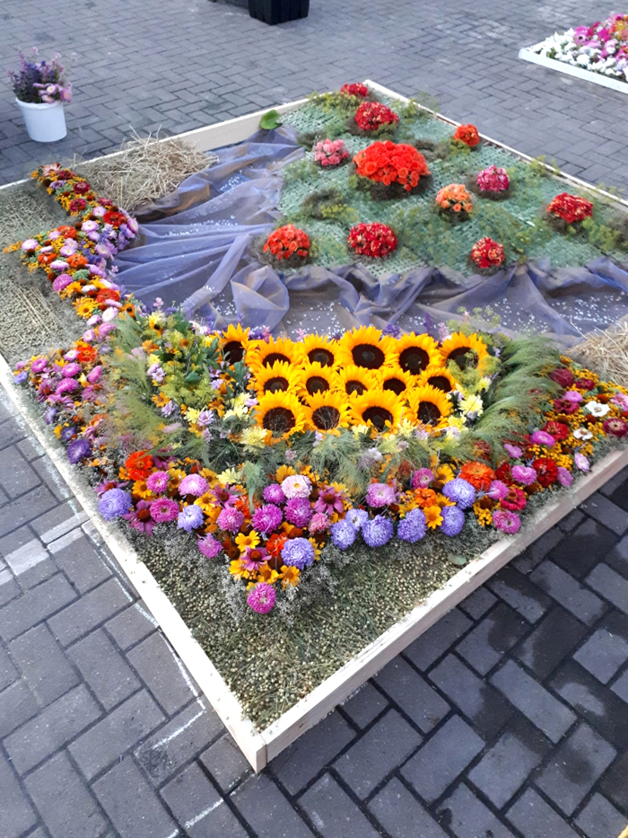 Starptautiskajā Ziedu paklāju festivālā