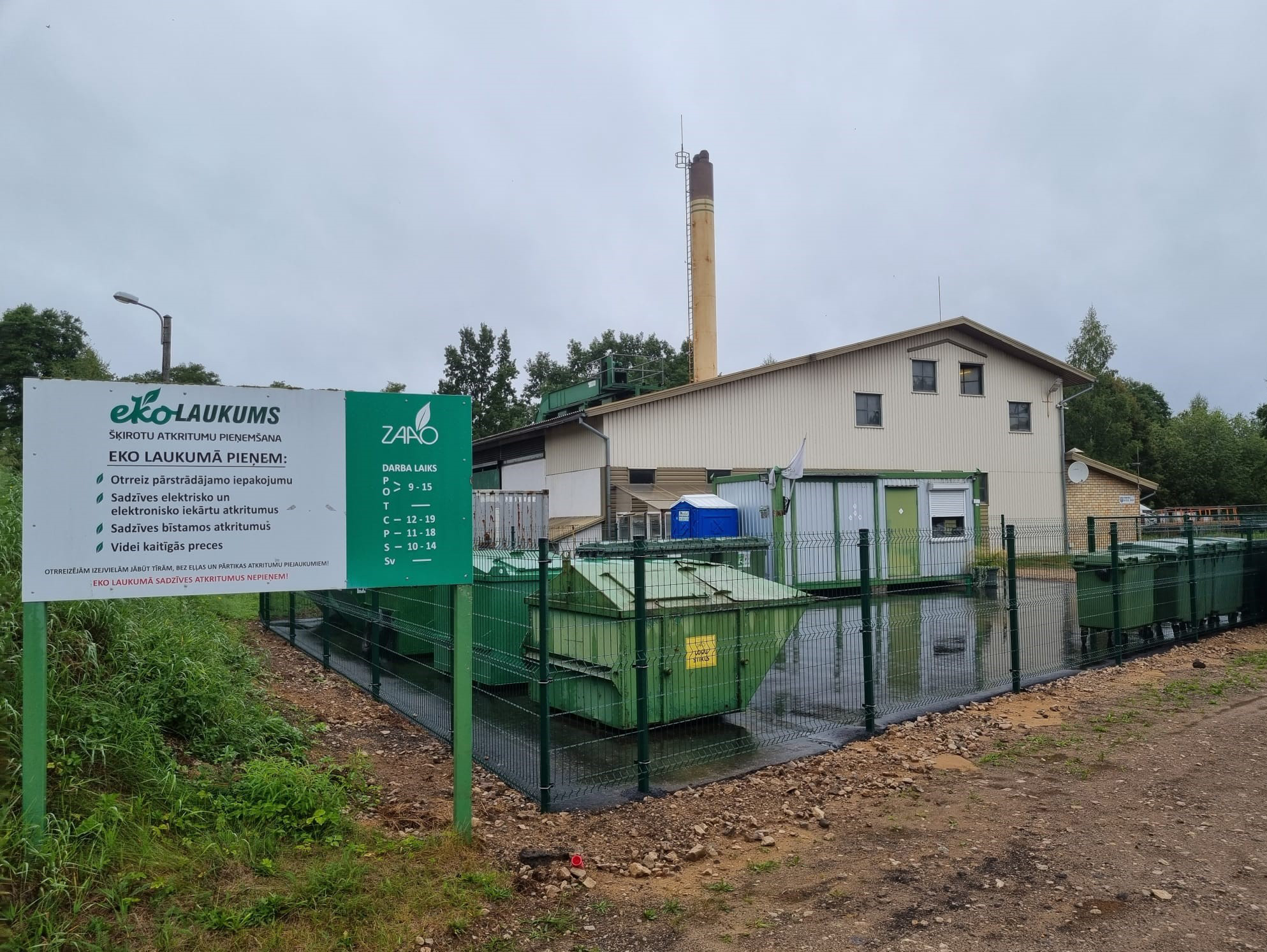 Strenču ekolaukums atsāk darbu pēc rekonstrukcijas
